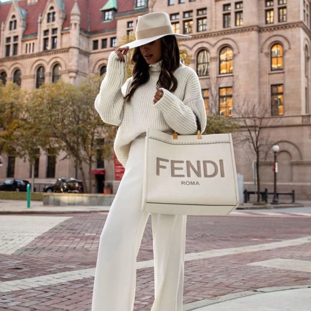 ANINE BING Sydney sweater in cream